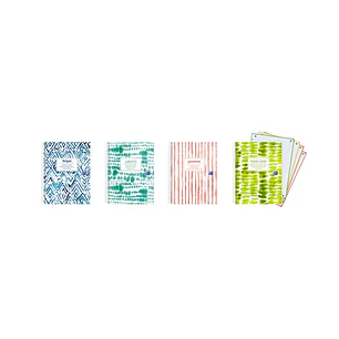 Oxford Japandi A5+ Europeanbook 4 Tapa Extradura - Cuaderno con 120 Hojas - Tamaño A5+ - 4 Modelos Diferentes