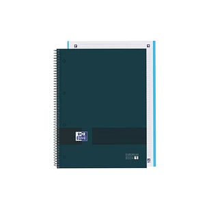 Oxford & You A4+ Europeanbook - Tapa Extradura Resistente - Cuaderno con 80 Hojas - Cuadricula 5x5 - Color Azul