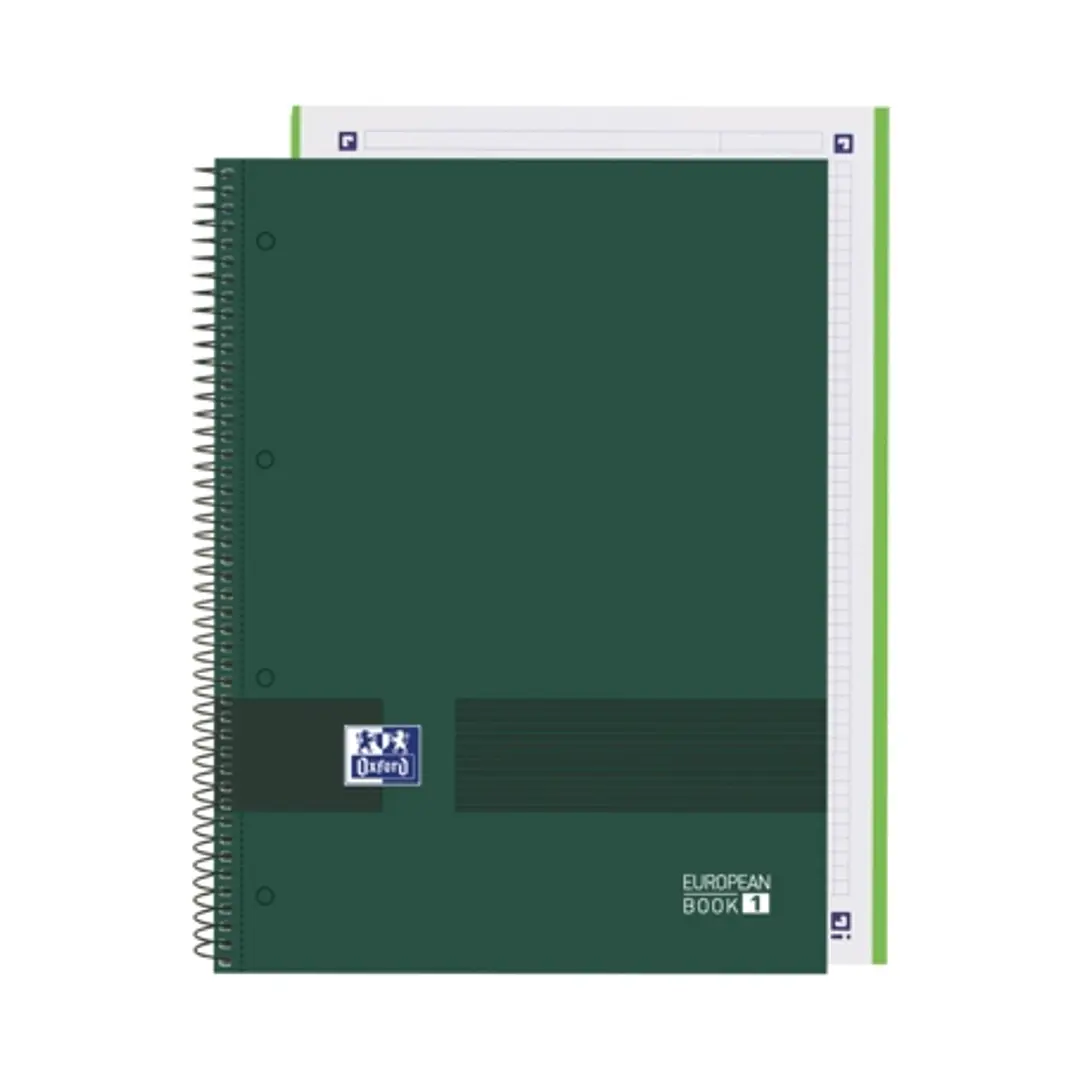 Oxford & You A4+ Europeanbook - Tapa Extradura - 80 Hojas - Color Verde 1