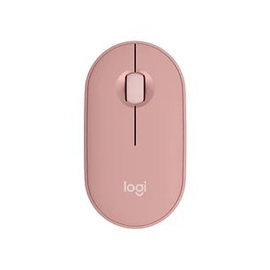Logitech Pebble Mouse 2 M350s Raton Inalambrico USB 1000dpi - Multidispositivo - Uso Ambidiestro - Color Rosado
