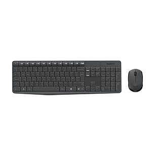 Logitech MK235 Pack Inalambrico Teclado Frances + Raton 3 Botones - Uso Ambidiestro