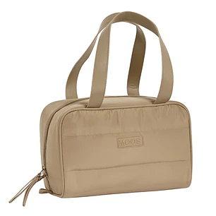 Safta Moos Capsula Camel Neceser de 8L - Cremallera - Asas de Mano Superiores - Interior Forrado - Bolsillo Interior - Tirador Doble - 310x140x190mm -