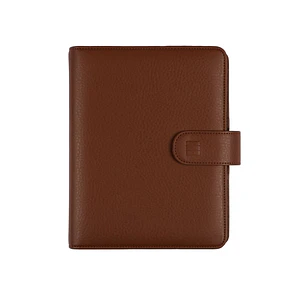 Finocam Open Leo Agenda Organizador en Catalan - Anual 2026 - Formato 500 - 165x43x210mm - 1 Dia por Pagina - Color Marron