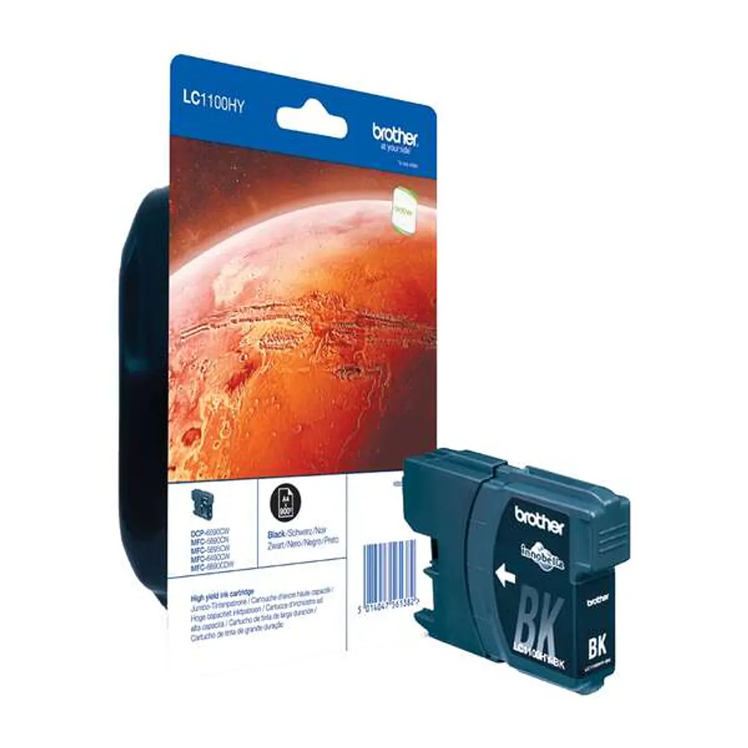 Brother LC1100XL Negro Cartucho de Tinta Original - LC1100HYBK 1