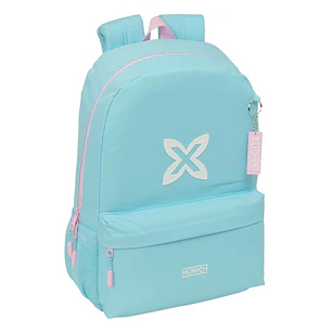Safta Munich Sky Mochila - 19L - Adaptable a Carro - Bolsillo Frontal - Espalda Acolchada - Cremallera con Doble Tirador - Asa de Mano - Hombreras Erg