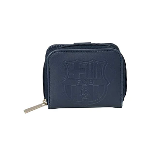 Safta F.C.Barcelona Monedero con Billetera - Compartimento para Billetes y Tarjetas - Cierre con Iman - Compartimento para Monedas - 0.10L - 110x20x95