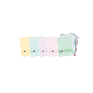 Oxford Live & Go A5+ Europeanbook - Tapa de Plastico - 120 Hojas - Colores Surtidos
