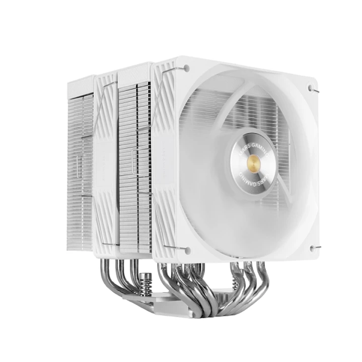 Mars Gaming MCPU-X26PRO Disipador CPU - Potencia TDP hasta 350W - 6 Tubos - 2 Ventiladores PWM de 120mm - 2300rpm - Cable Reductor de Ruido - Antivibr 1