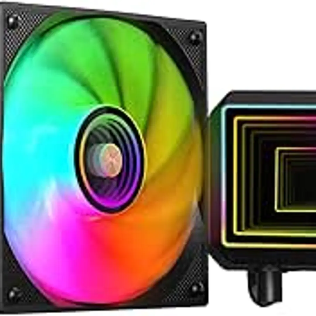 Mars Gaming ML-TWO120 Kit de Refrigeracion Liquida - Potencia 300W - Iluminacion ARGB Infinity Mirror - Bomba Opti-Chamber - Color Negro 1