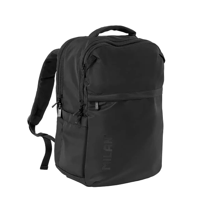 Milan Shadow Mochila 25L - 2 Bolsillos Delanteros, 2 Bolsillos Laterales, Compartimento Acolchado para Portatil hasta 16
