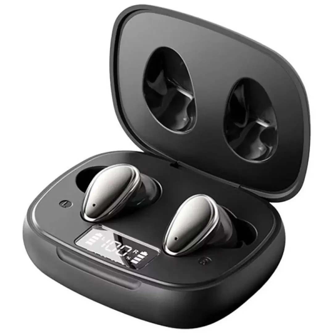 Vention Tiny T13 Auriculares Intraurales Inalambricos - Bluetooth 5.3 - Autonomia hasta 6h - Alcance 10m - Cancelacion Activa de Ruido ANC - Color Neg 1