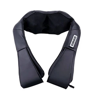 XO FG09 Masajeador de Cuello con Calor - 3 Niveles - 30W - Adaptador y Cable para Coche - Color Negro