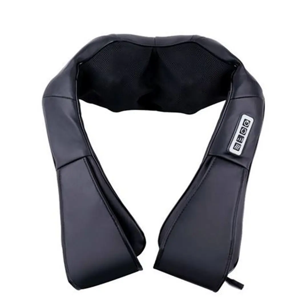 XO FG09 Masajeador de Cuello con Calor - 3 Niveles - 30W - Adaptador y Cable para Coche - Color Negro 1