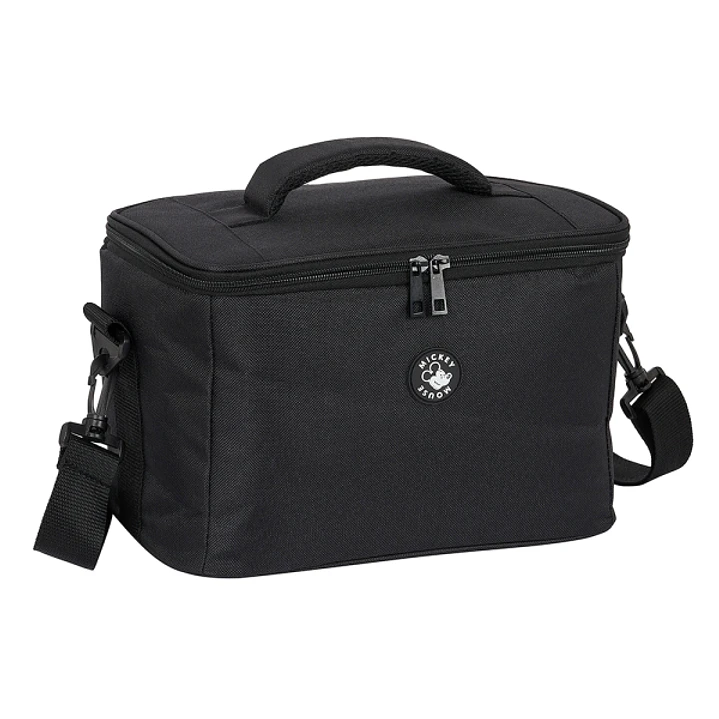 Safta Mickey Bolsa Isotermica Porta Alimentos 9.2L - Cremallera - Asa Acolchada - Bandolera Ajustable - Repelente al Agua - Asa Superior - 290x180x190 1