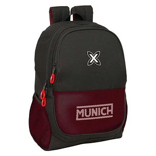 Safta Munich Vulcan Mochila Adaptable a Carro - Bolsillos Laterales - Dos Compartimentos - Cremalleras Dobles - Hombreras Acolchadas - Asa Superior - 