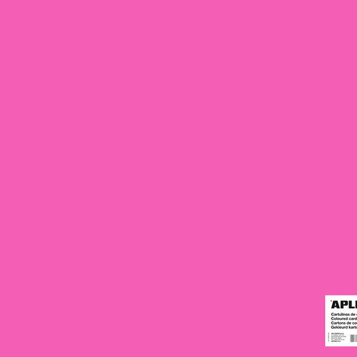 Apli Cartulina Fucsia 50 x 65cm 170g 25 Hojas 1