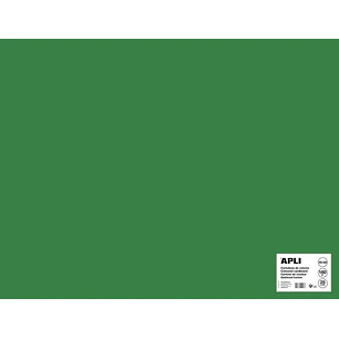 Apli Cartulina Verde Oscuro 50 x 65cm 170g 25 Hojas