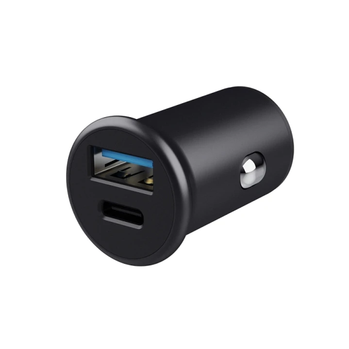 Trust Maxo Cargador de Coche 38W - 2 Puertos de Carga Rapida 38W 1