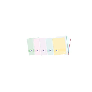 Oxford Live & Go A6+ Europeanbook - Tapa de Plastico Resistente - Cuaderno con 120 Hojas - Formato A6+ - Cuadricula 5x5 - Colores Surtidos