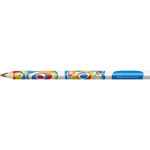 Faber-Castell Fantasia Lapiz Jumbo con Mina Multicolor - Cuerpo Triangular Decorado - Madera de Bosques Sostenibles