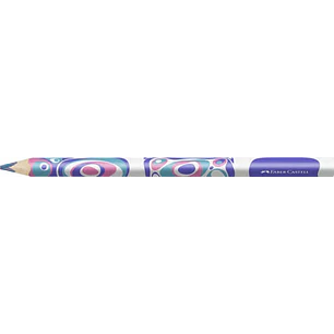 Faber-Castell Fantasia Pastel Lapiz Jumbo con Mina Multicolor - Cuerpo Triangular Decorado - Madera de Bosques Sostenibles