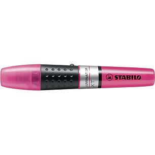 Stabilo Luminator Marcador Fluorescente - Mayor Suministro de Tinta - Zona de Agarre - Trazo entre 2 y 5mm - Color Rosa