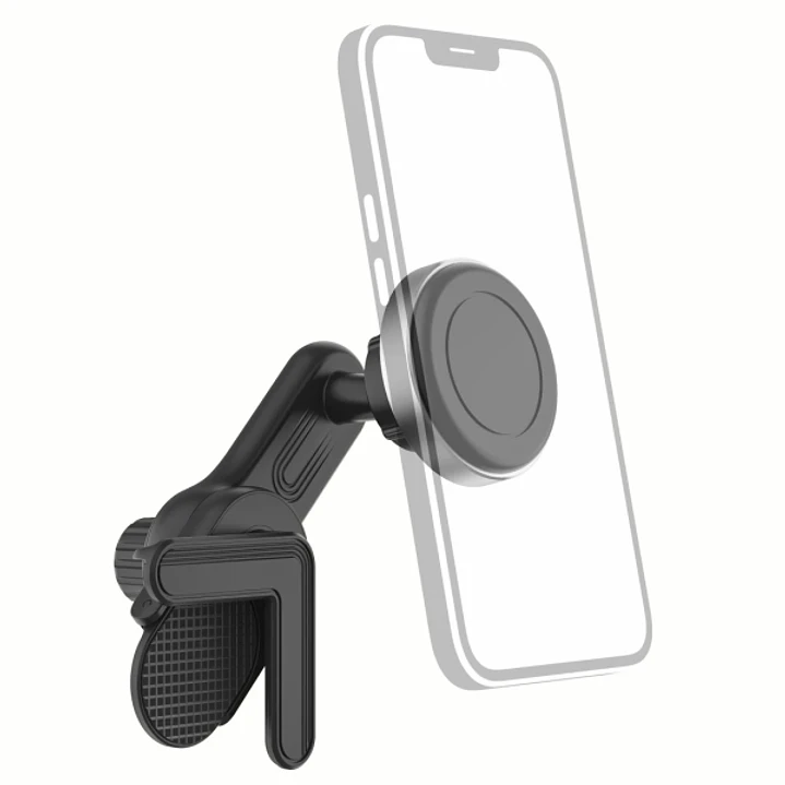 Hama Soporte Smartphone para Tesla Model 3 / y - Peso Max 200g - Universal - Revestimiento de Goma - Color Negro y Plata 1