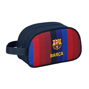 Safta F.C.Barcelona 1ª Equipacion 26/27 Neceser - Adaptable a Carro - Asa de Mano Lateral - 26x15x12cm - Color Rojo y Azul