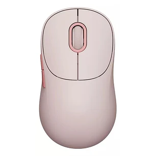 Xiaomi Wireless Mouse 3 Raton Inalambrico con Adaptador de 2.4GHz y Bluetooth 1200dpi - 5 Botones - Uso Diestro - Color Rosa