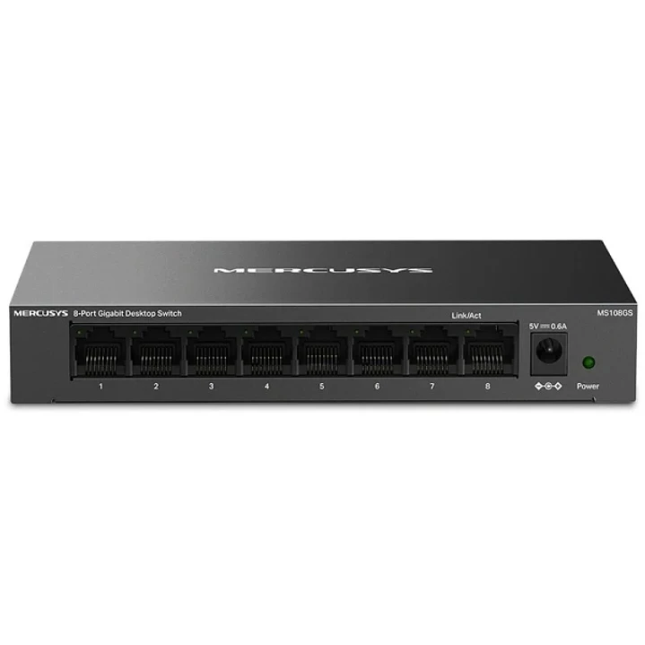 Mercusys Switch 8 Puertos Gigabit RJ45 10/100/1000Mbps con Auto-Negociacion - Plug & Play - Tecnologia Verde 1