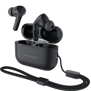 Vention Echo Lite E11 Pro Auriculares Intraurales Inalambricos - Bluetooth 6.0 - Estuche con Bateria de 300mAh - Cancelacion Activa de Ruido ANC - Col