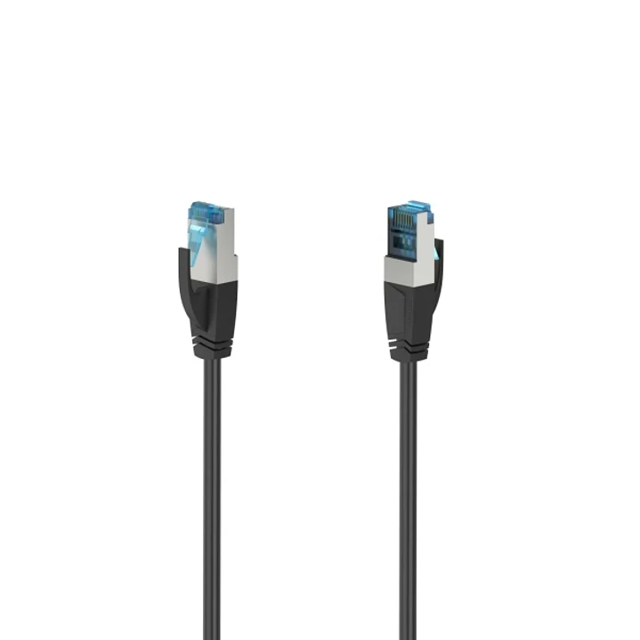 Hama Essential Cable de Red FTP RJ45 Cat-6a - Longitud 15m- Velocidad hasta 10Gbps - Blindaje Doble - Color Negro 1