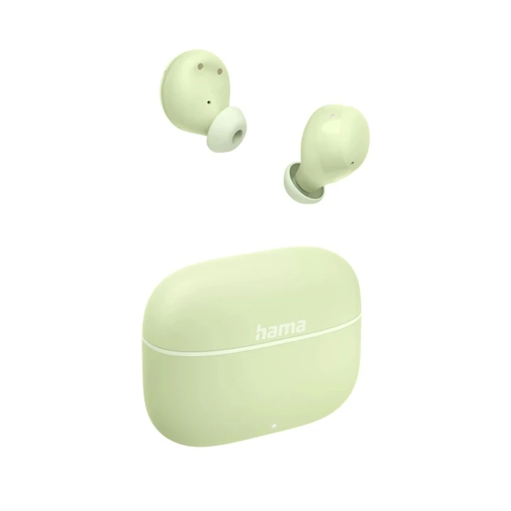 Hama Freedom Buddy II Auriculares con Microfono Omnidireccional - Bluetooth - Rango 10m - Asistente de Voz - Carga por USB-C - Color Menta 1