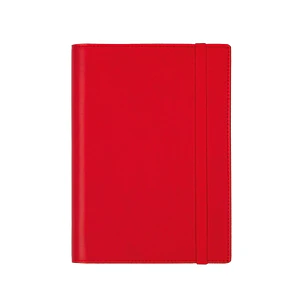 Finocam Duoband Agenda - Anual 2026 - Bloc de Notas - Formato E5 - 136x25x192mm - 1 Dia por Pagina - Color Rojo