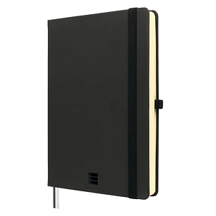 Finocam Nexo Double Cuaderno de Tapa Dura - 144 Hojas - Formato A5 - 148x210mm - Papel Crema de 80g/m2 - Liso - Bolsillo Interior - Cierre con Goma - 
