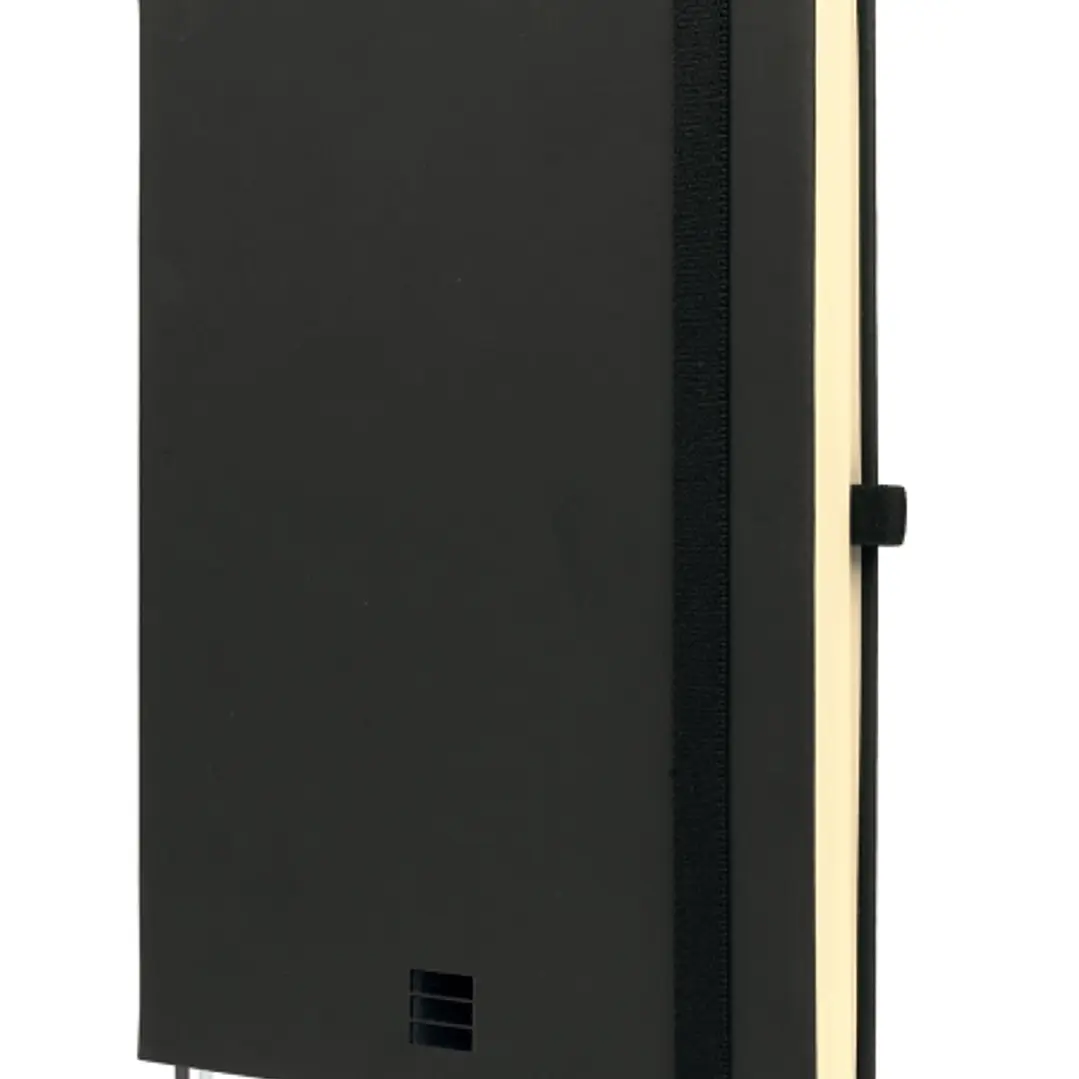 Finocam Nexo Double Cuaderno de Tapa Dura - 144 Hojas - Formato A5 - 148x210mm - Papel Crema de 80g/m2 - Liso - Bolsillo Interior - Cierre con Goma -  1