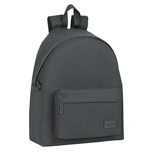 Safta Basic Mochila - Bolsillo Frontal - Hombreras Acolchadas - Espalda Ergonomica - Doble Tirador en Cremallera - Asa Superior - 18L - 330x150x420mm 