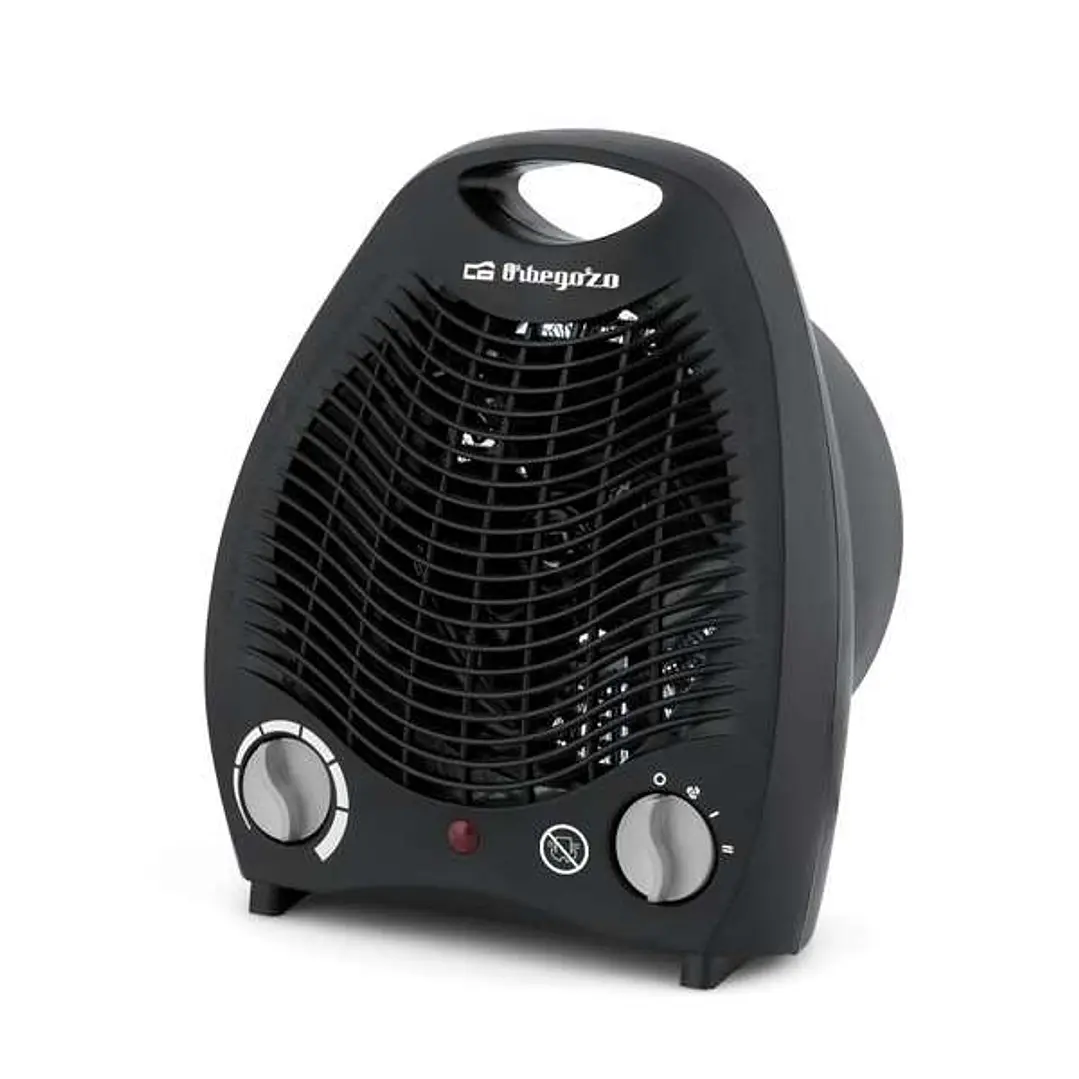 Orbegozo FH 5129 Calefactor Compacto - Potente y Seguro Calefactor con Termostato Ajustable - Funcion Ventilador y Proteccion contra Sobrecalentamient 1
