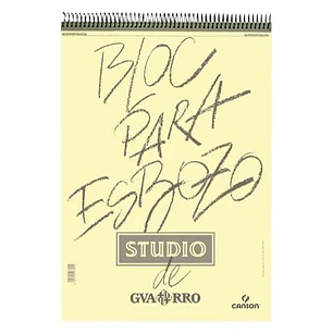 Canson Bloc de Dibujo para Esbozo de 100 Hojas A3 - 29,7x42cm - 90g - Color Blanco