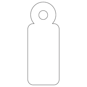 Apli Etiquetas Colgantes Blancas 11 x 29mm 1.000 U.