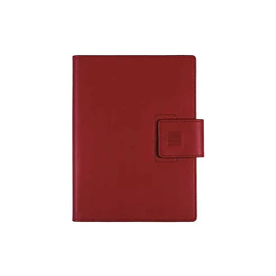 Finocam Duouno Agenda de Espiral - Bolsillo Interior - Anilla Portaboligrafo - Formato E10 - 155x212mm - Semana Vista Horizontal - Color Burdeos