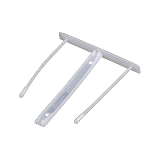 Fellowes Bankers Box Pack de 100 Fastener de 85mm de Plastico - Facilita el Traspaso de Papeles - 2 Piezas de Polipropileno Reciclado - Capacidad de H