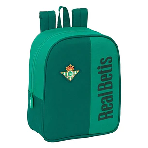 Safta Real Betis Balompie Mochila Guarderia - Adaptable a Carro - Tarjeta de Identificacion - Asa de Mano - Resistente al Agua - 220x100x270mm - Color