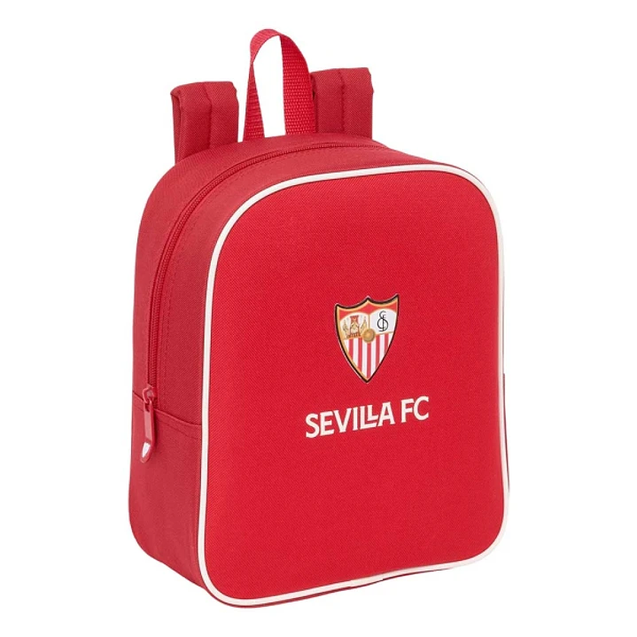 Safta Sevilla FC Mochila Guarderia - Adaptable a Carro - Tarjeta de Identificacion - Asa Superior Comoda - Resistente al Agua - 220x100x270mm - Color  1