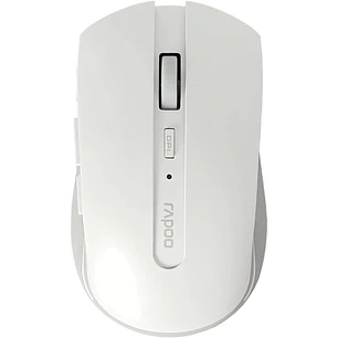 Rapoo 7200M Raton Inalambrico - Bluetooh y 2.4GHz - 1600 DPI - Autonomia 9 Meses - Color Blanco