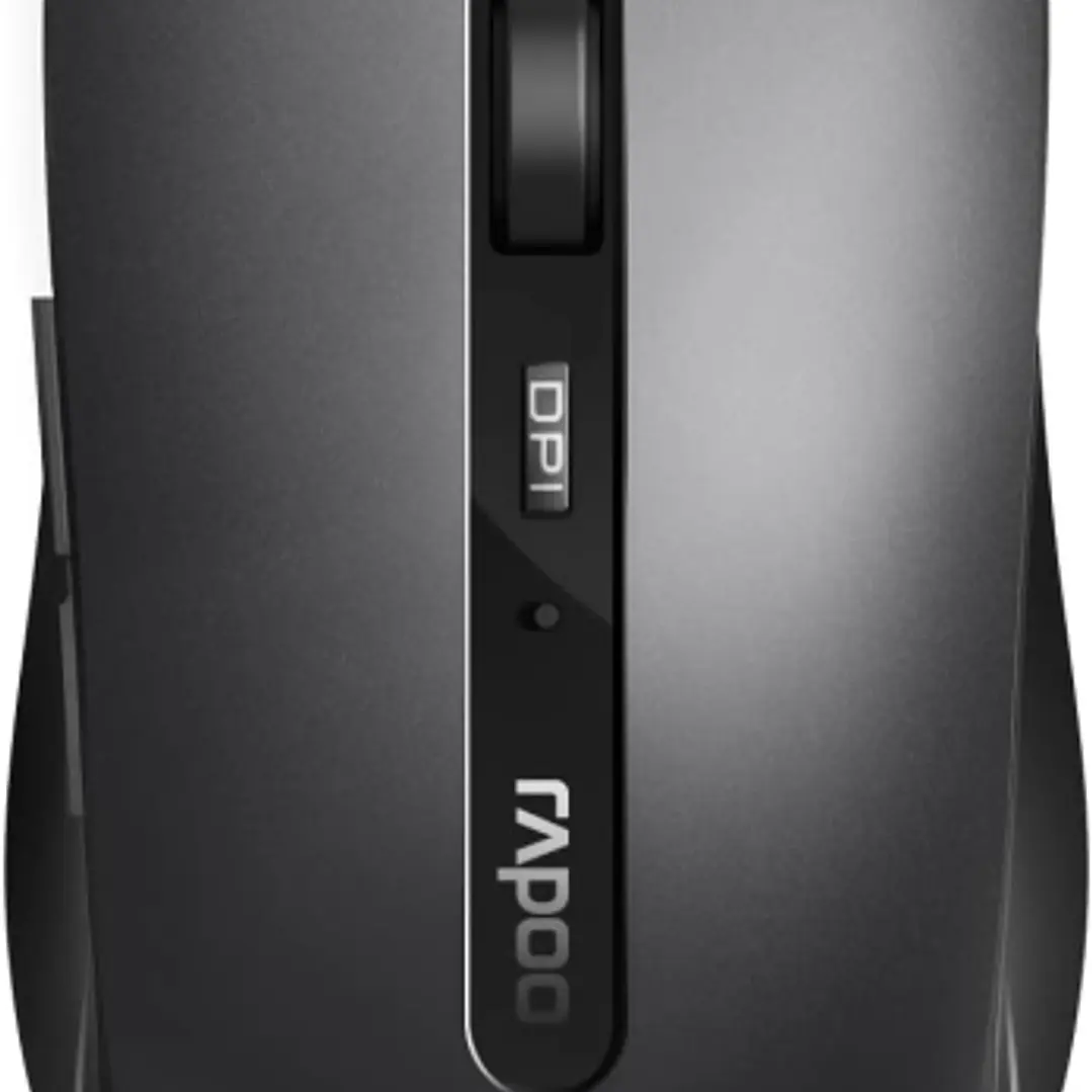 Rapoo 7200M Raton Inalambrico - Bluetooh y 2.4GHz - 1600 DPI - Autonomia 9 Meses - Color Negro 1