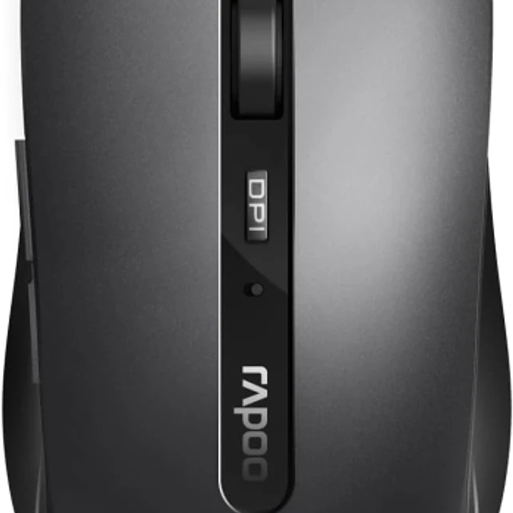 Rapoo 7200M Raton Inalambrico - Bluetooh y 2.4GHz - 1600 DPI - Autonomia 9 Meses - Color Negro 1