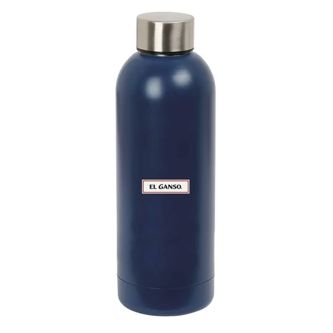 Safta el Ganso Eclipse Botella Termo de 500ml - Acero Inoxidable - 70x225mm - Color Azul Marino 1