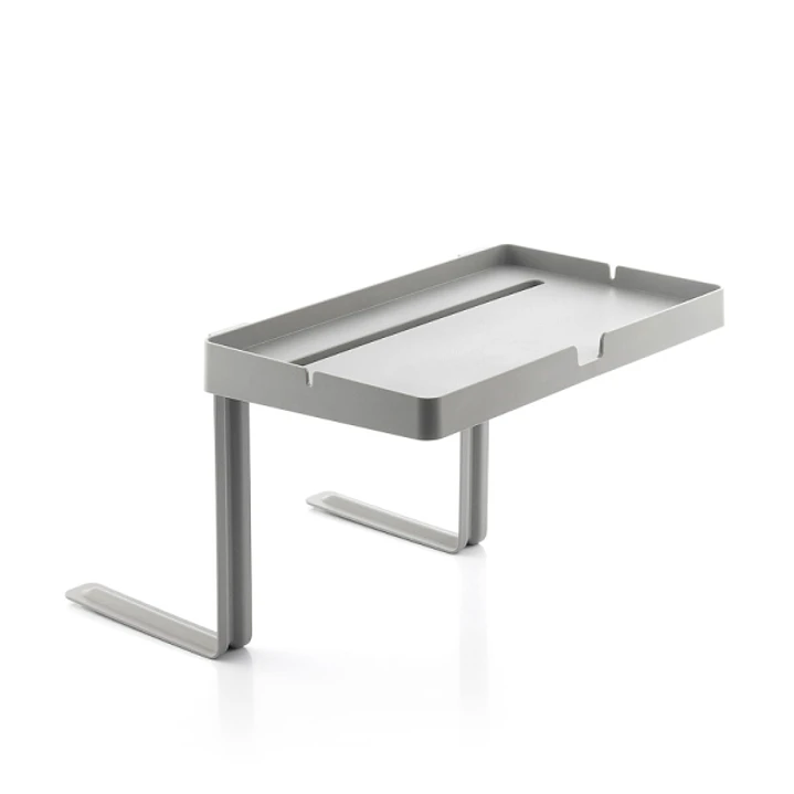 Innovagoods Bedten Estante para Cama Universal - Soporta hasta 1.5kg - Apto para Somier de Laminas - Altura Ajustable - Soporte para Movil o Tablet -  1