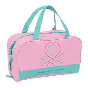 Safta Benetton Dolce Neceser de 8L - Cremallera - Asas de Mano Superiores - Interior Forrado - Bolsillo Interior - Tirador Doble - 310x140x190mm - Col